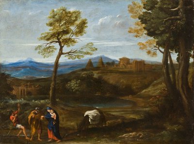 Landscape with the Flight into Egypt by Domenichino